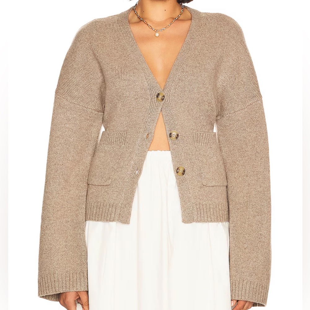 Helsa Sanna Cardigan in Taupe